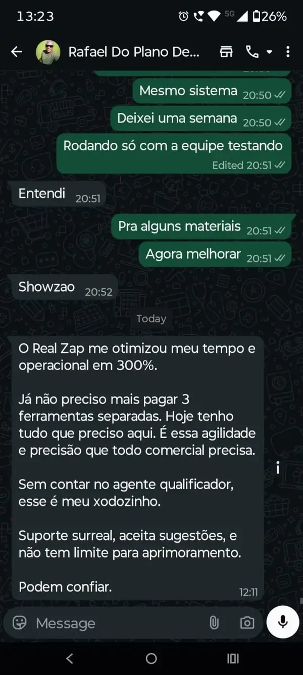Depoimento Rafael